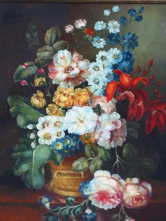 Blumenporträt, Frankreich 19./20. Jh.